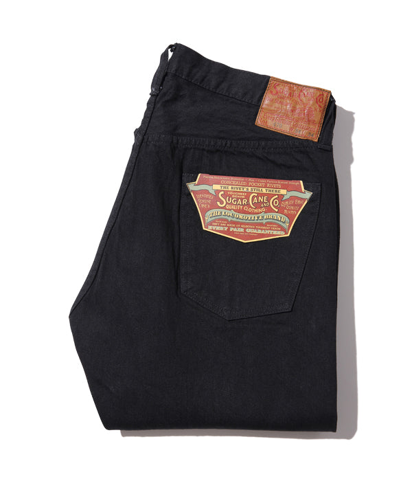 Sugar Cane 13oz Black Selvedge Type III Jeans - Slim Fit