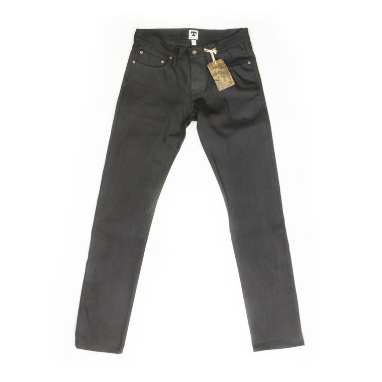 Tellason Ladbroke Grove Slim Tapered Japanese Black Selvedge Jeans 13.5 oz.