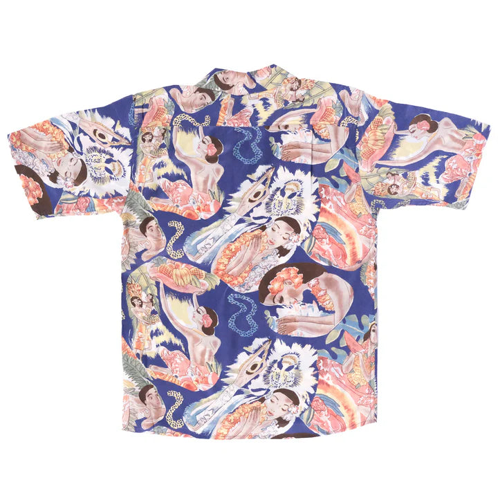 Avanti Hawaiian Shirt - Fruit Harvest - Blue