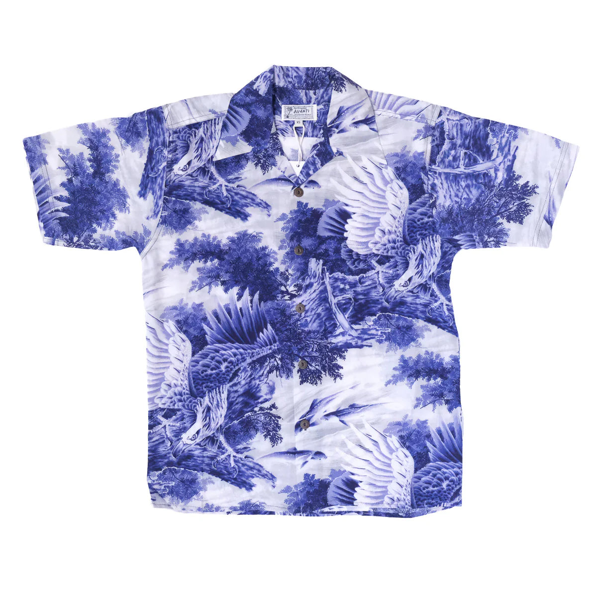 Avanti Hawaiian Shirt - Eagle Hunt - Blue