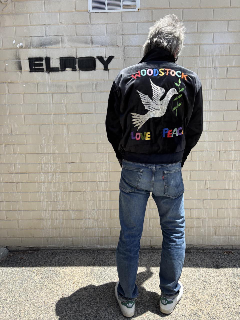 Embroidered Velvet Tour Jacket