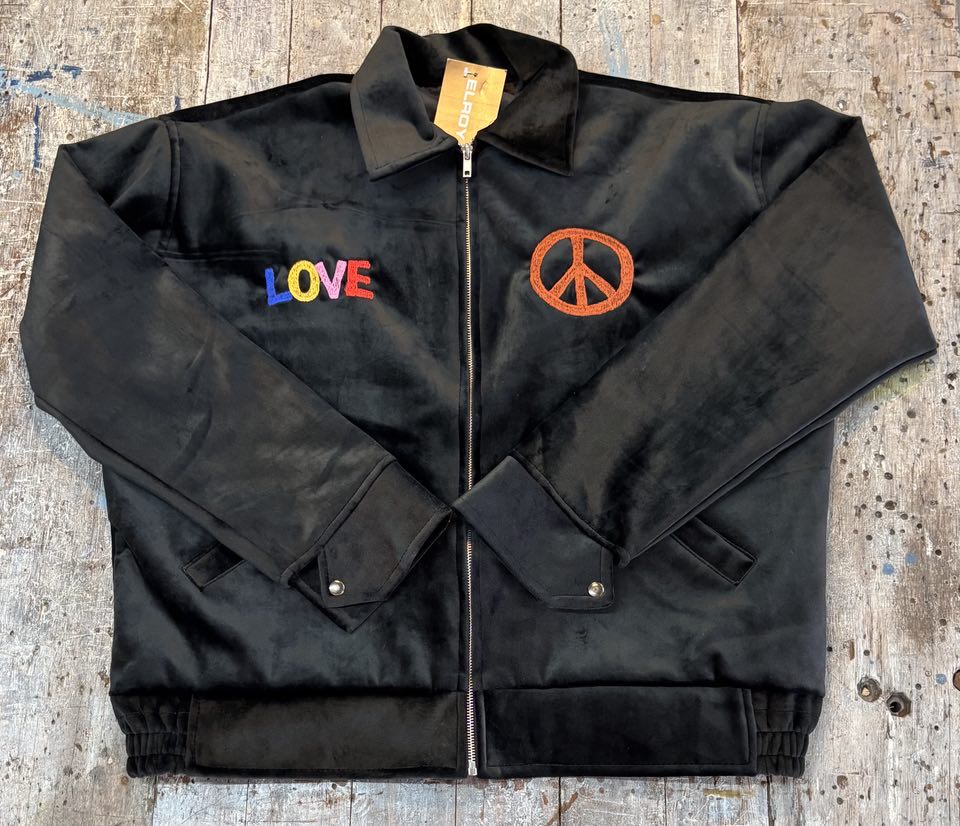 Embroidered Velvet Tour Jacket