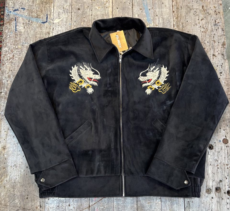 Embroidered Velvet Tour Jacket